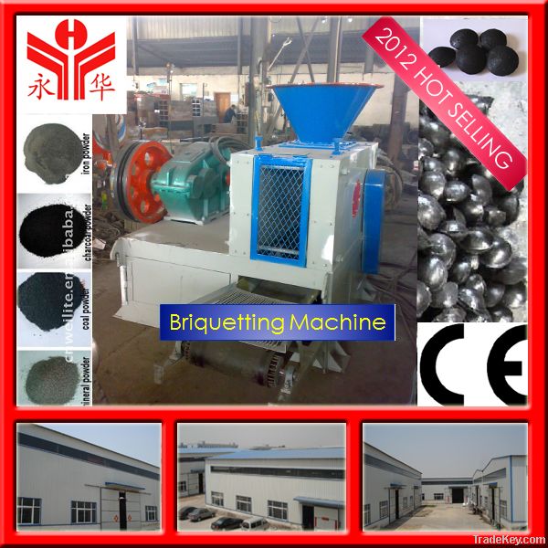 Briquette Machine for Charcoal Powder/ Fines (1-50t/h output)