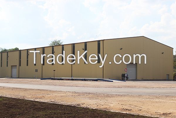 prefabricated light steel structure building construction