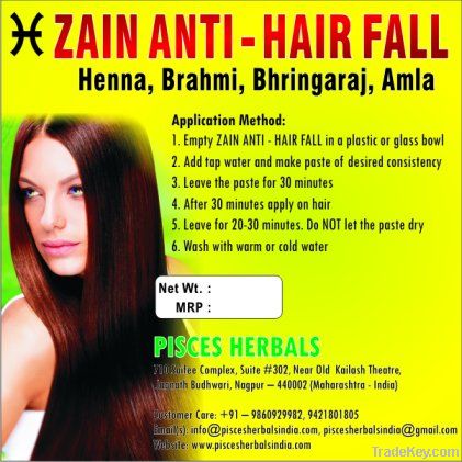 Anti-Hair Fall - Henna, Brahmi, Bhringaraj, Amla