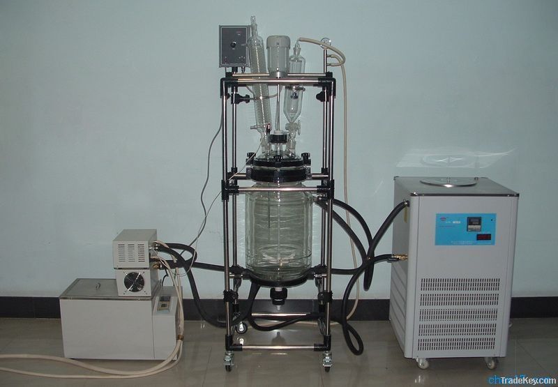 Double layer glass reactor (10L-100L)