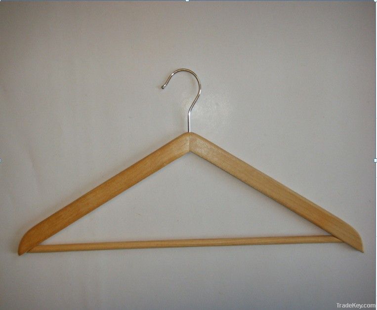 wooden clothes hangers