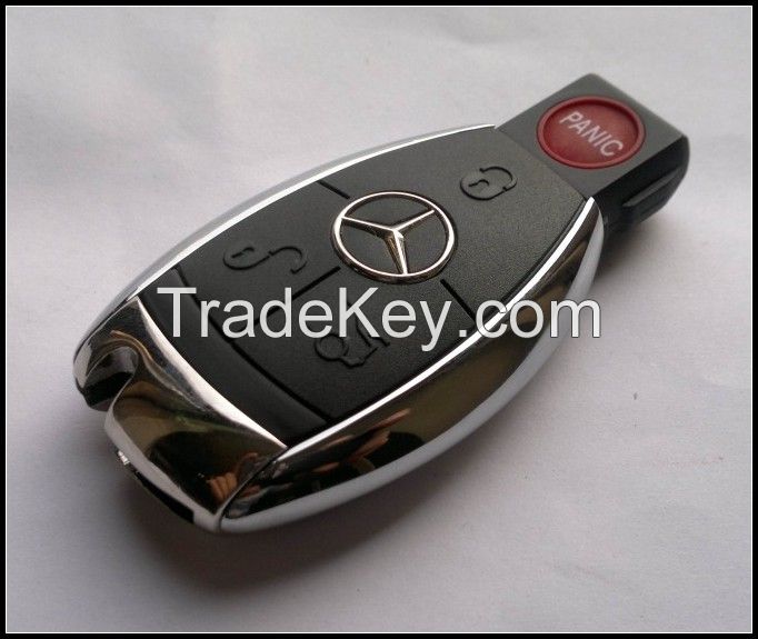 Benz 3+1 button remote key with panic button (American style) (315MHZ)/433MHZ