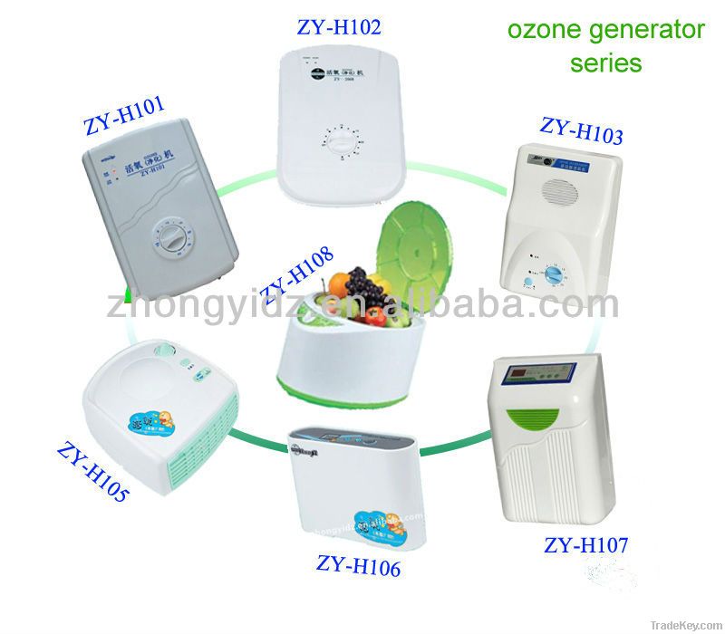 ZY-H103  Ozone generator with negative ion ozone Air purifier