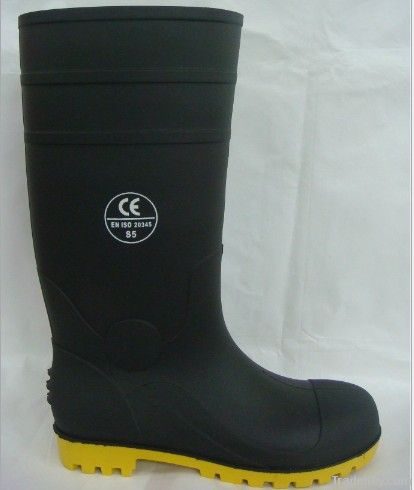 pvc safety rain boots .work  rain boots for mine workes