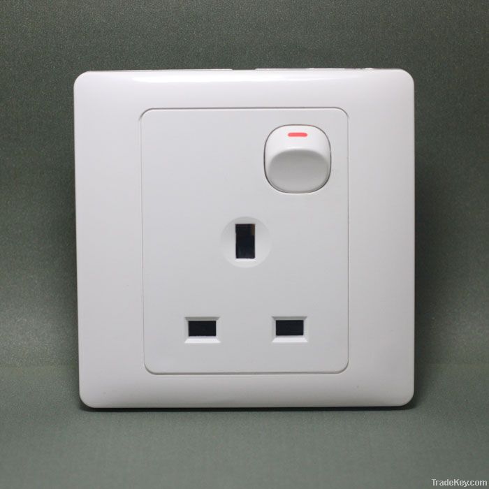 British Wall Socket Switch