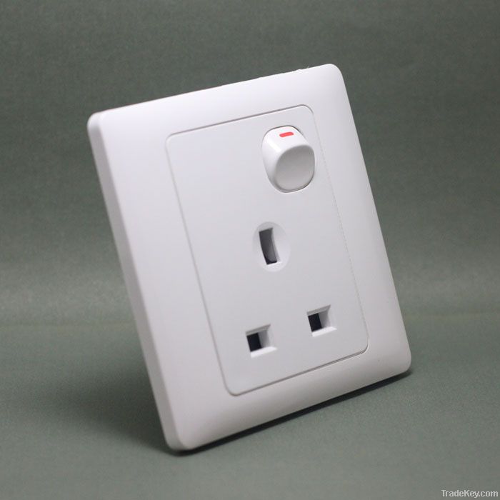 British Wall Socket Switch