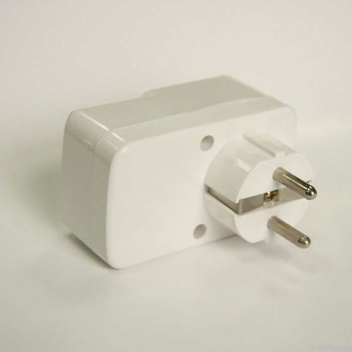 German changeover plug with switch