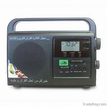 Digital Quran Player with FM/AM Radio and Automatic Turn-on Setting, A