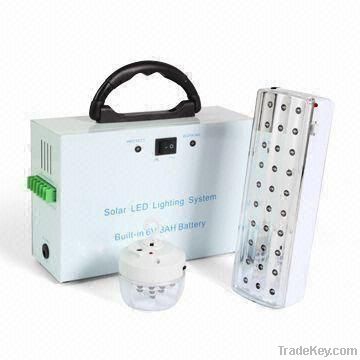 Solar LED Light with Automatic Emergency Function and 30 Hours Long Li