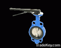 WAFER TYPE BUTTERFLY VALVE WITH PINLESS