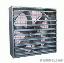 Centrifugal shutter exhaust fan