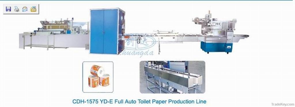 CDH-1575 YD-E Full Auto Toilet Paper Production Line