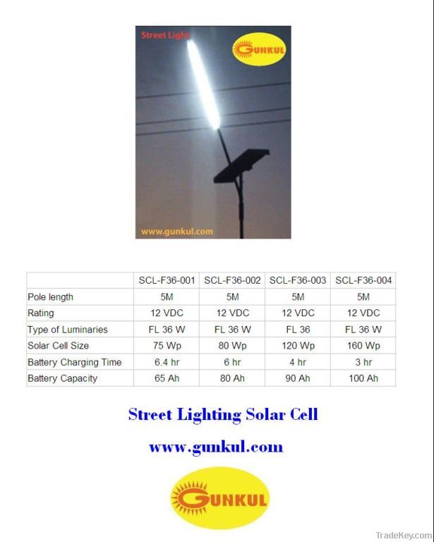 Solar Cell Street Light