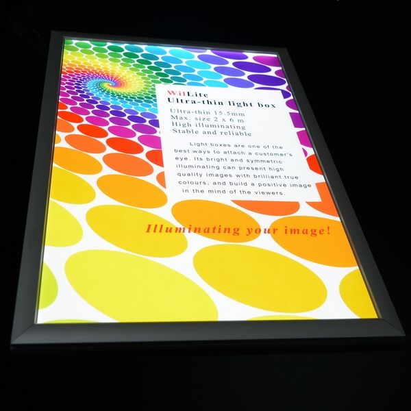 China Manufacture Snap Open Type Slim Advertising Light Box