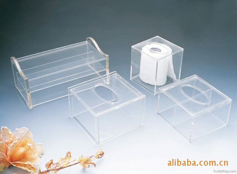 clear acrylic box, acrylic tissue box, jewelery box