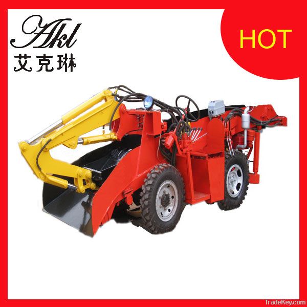 Two use of electricity and wood digging arm loader