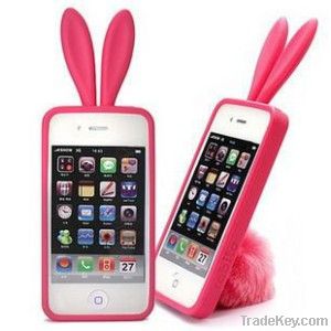 Silicone rabbit iphone case