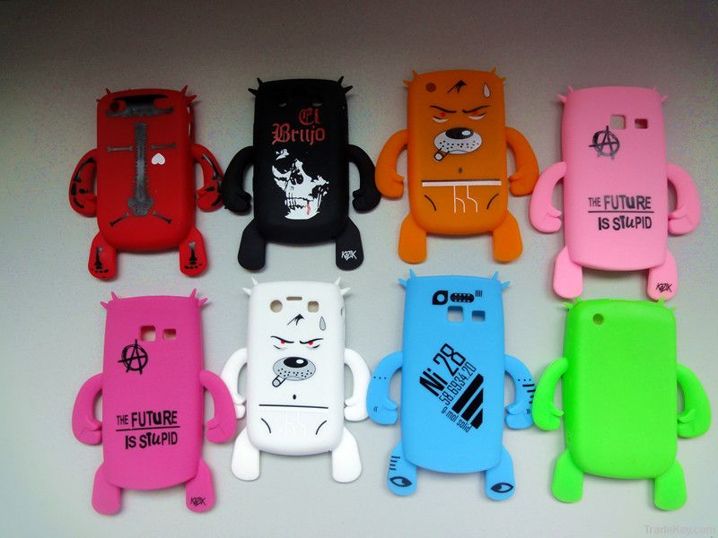 Cute Robot Silicone Case&Cover for mobie phone