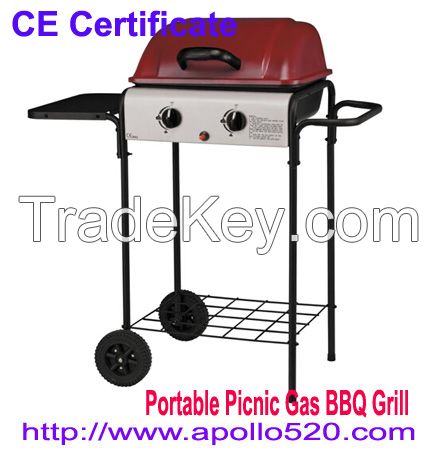 Camping Gas Barbeque Grill With 2burners