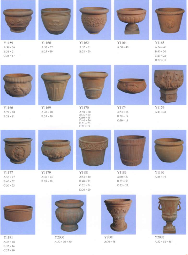 Terracotta planter,Pot