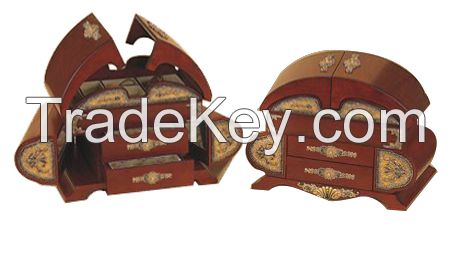 wooden jewelry box  / luxury wooden jewelry box