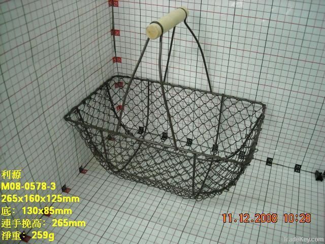 wire mesh garden basket