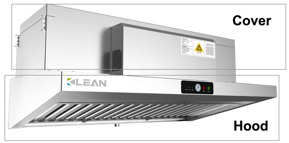 All-in-one Range Hood, Exhaust Vent & ESP (Electrostatic Precipitator)