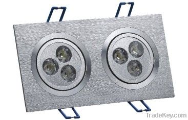 High Power 3*1W*2 Led Down Light