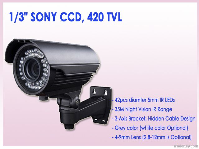 420TVL Weatherproof IR Camera VI30T-32 $29.90