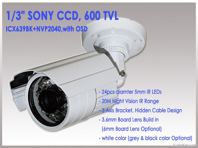 700TVL Weatherproof IR Camera CI20B-60 $26.90