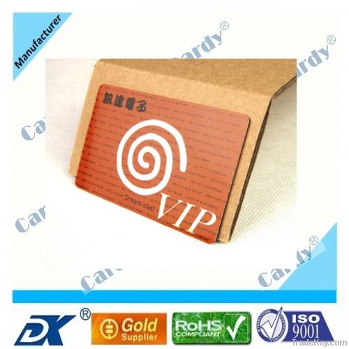 High quality plastic card for membership card