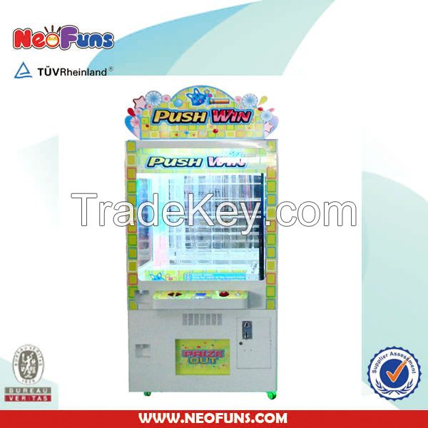 Easy to win! push win prize vending game machine