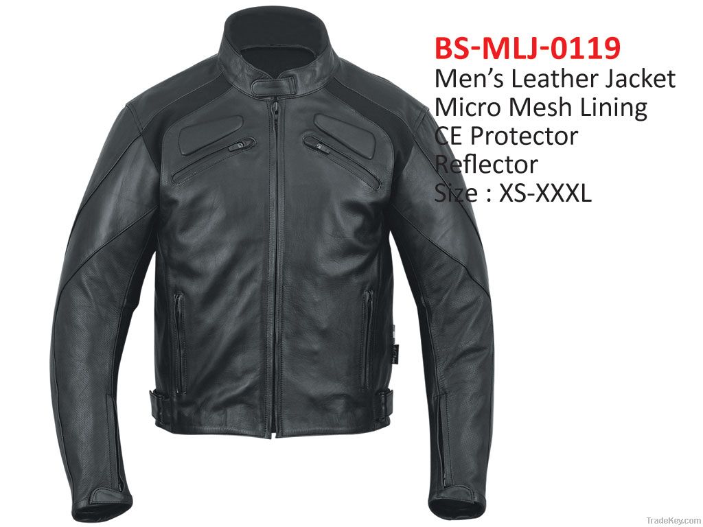 Men's leather jacket