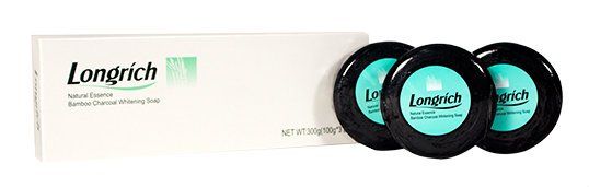 Longrich Bamboo Charcoal Soap Effciency cleanser by bamboo charcoal