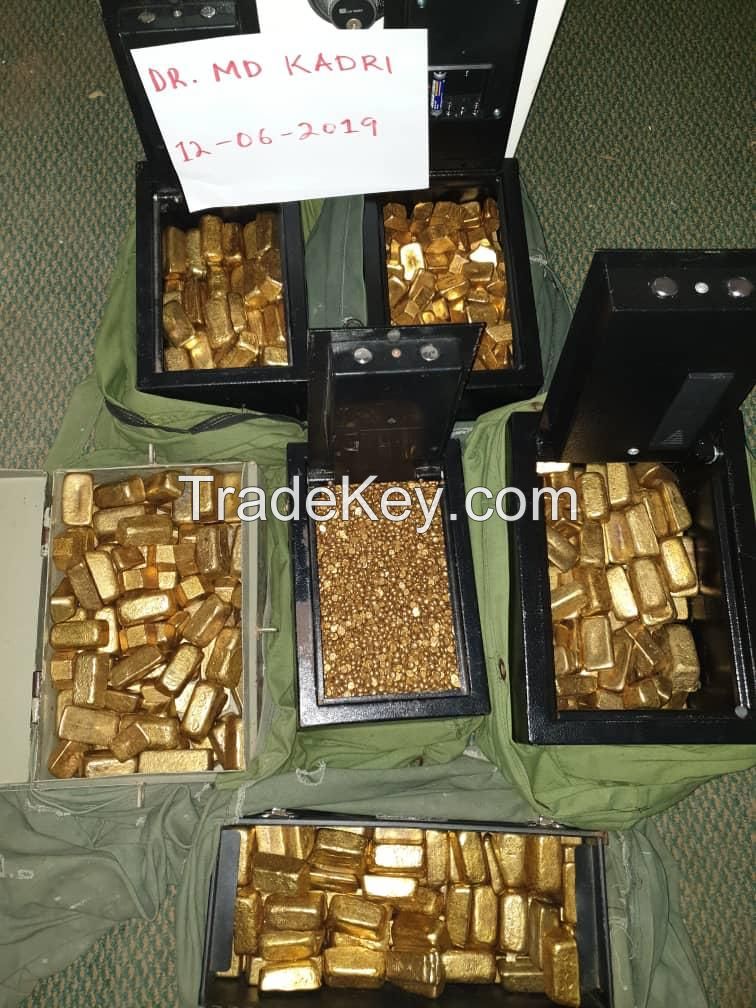 Gold Bars, Gold Nuggets, Gold Sludge, Au Gold Bullion, Raw Gold