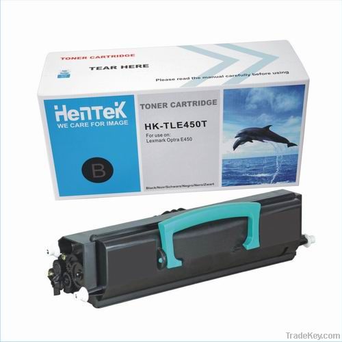 Hentek compatible toner cartridge for Lexmark T650/T640/E260/250 toner