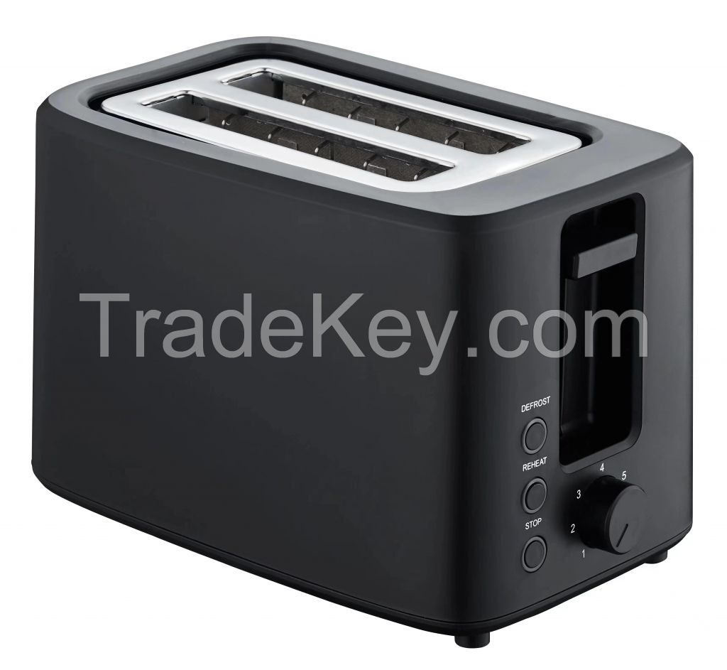 2-Slice Toaster with Extra Wide Slots for Bagels, Cool-Touch Walls, Shade Selector, Toast Boost, Auto Shut-off and Cancel Button, Black