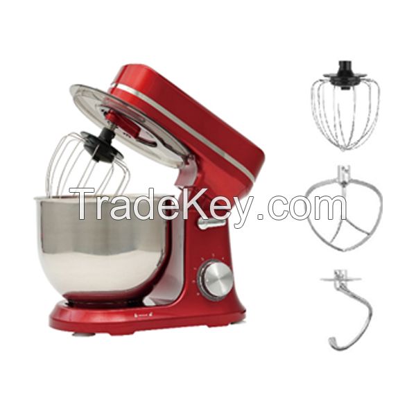 Stand Mixer,5L 800W 6-Speed Tilt-Head Food Mixer, Kitchen Electric Mixer with Dough Hook, Wire Whip & Beater