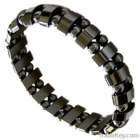 Magnetic hematite bracelets