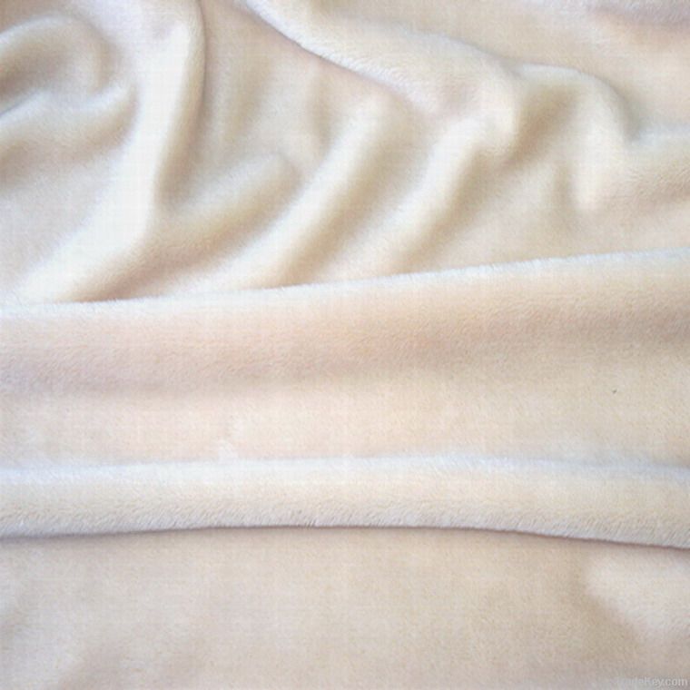 100% polyester super soft short pile velvet/ sofa fabric