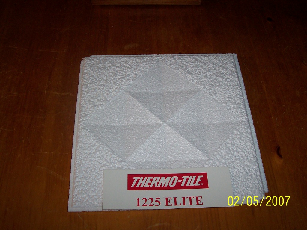 thermo-tile ceiling tile