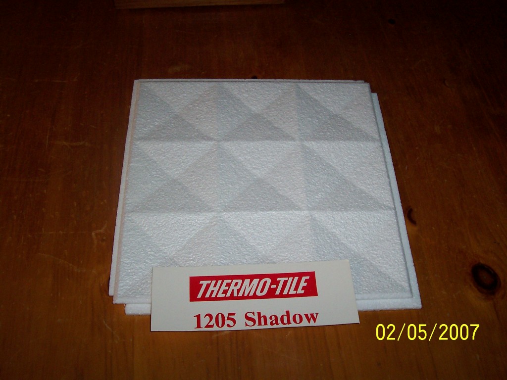 thermo-tile ceiling tile