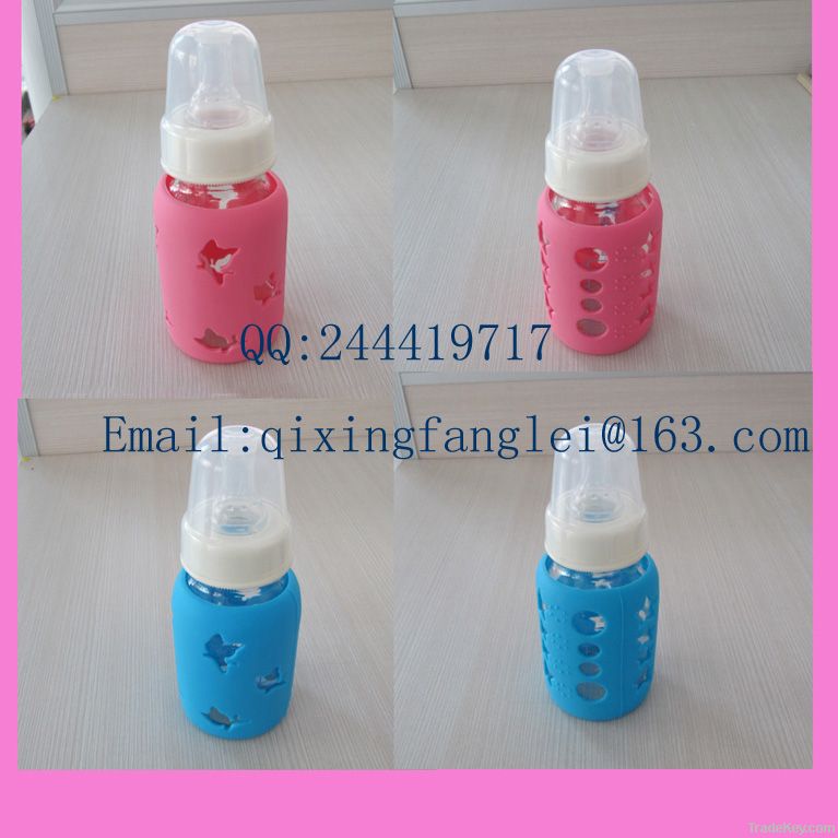 LFGB Baby feeding bottle cover/sleeve custom design welcom SF-P-01