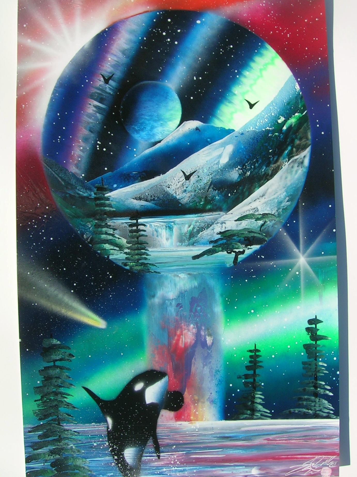 Spray Painting Art ***** By Victoria Spray Paint Art Works, Canada