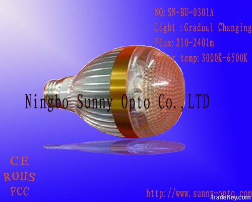 led bulb lighting 3w