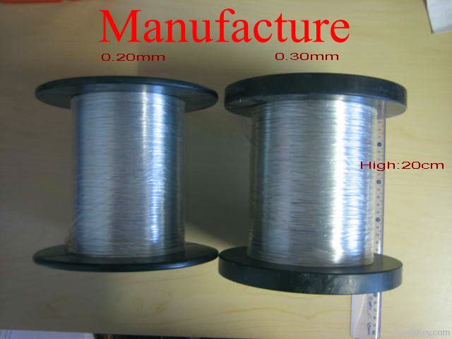 5mm-0.025mm small plastic spool stainless steel wire (factory)