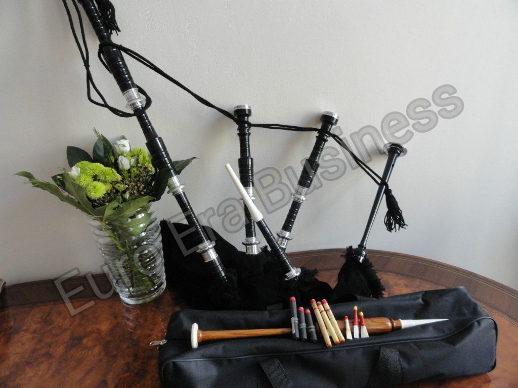 Scottish Rosewood Bagpipe Full Size With Free Accessories