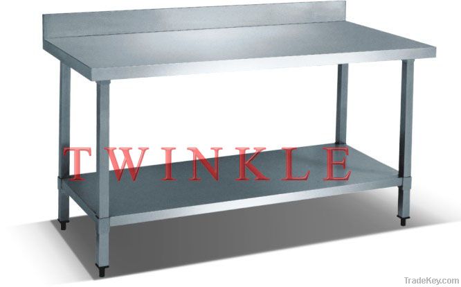 Stainless Steel with splash Work Bench HWT-2-66SP