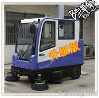 China electric street sweeper with cabin
