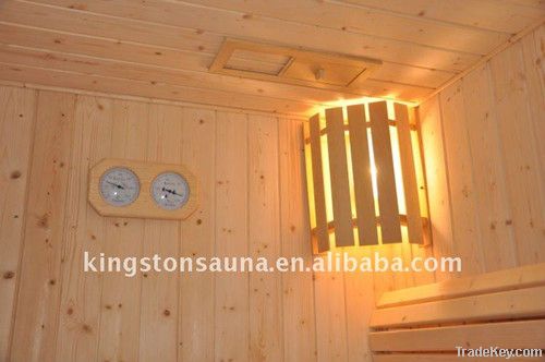 Traditional sauna wit all the accessories